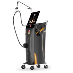 E-Max Pro 3000W jednorukovťový laserový prístroj s 4v1 platformou, nemeckými šošovkami LIMO, viacerými vlnovými dĺžkami a bezdrôtovou AI detekciou chĺpkov