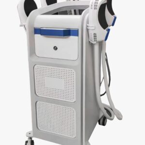 Luxury Emslim s BodySphere 2v1 – prístroj na spevnenie tela, formovanie svalov, redukciu tuku a zlepšenie pokožky s HIF a mikro-vibračnou BodySphere terapiou.