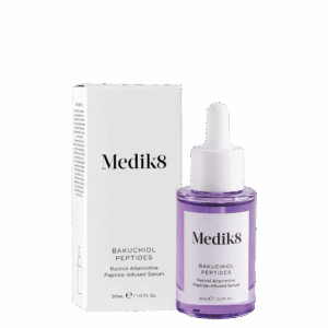 Bakuchiol Peptides™ – peptidové olejové sérum 30 ml, prírodná alternatíva vitamínu A, s 1,25 % bakuchiolom, rozjasňujúcimi peptidmi, pupočníkom ázijským a Inka omega olejom.