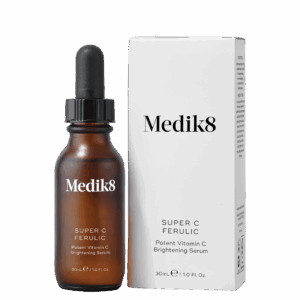 Super C Ferulic – omladzujúce olejové sérum 30 ml so 30 % vitamínom C, kyselinou ferulovou, kurkumou a vitamínom E pre rozjasnenú a pevnejšiu pleť.