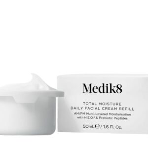 Total Moisture Daily Facial Cream 50ml – hĺbkovo hydratačný krém s prebiotickými peptidmi a ceramidmi, vhodný na každodennú starostlivosť ráno aj večer.